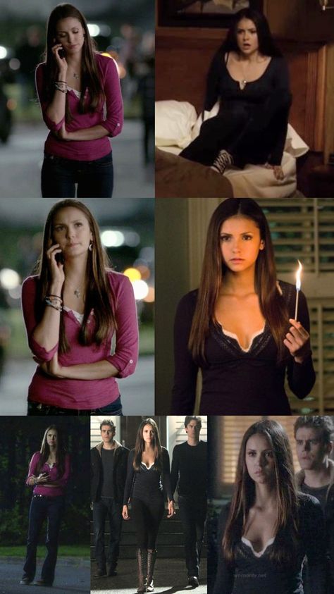 Elana Outfit, Elena Gilbert Haircut, Elena Vampire Diaries, The Vampire Diaries Outfits, Elena Aesthetic, Elena Gilbert Style, Vampire Fashion, Vampire Diaries Outfits, 2000s Outfit