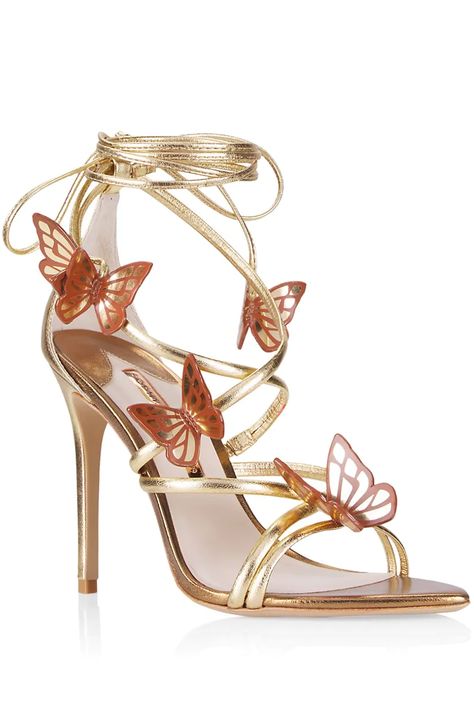 Vanessa Butterfly, 2023 Shoe Trends, Sophia Webster Heels, Butterfly Heels, Sophia Webster Shoes, Butterfly Sandals, Fashion Shoes Sandals, Shoe Trends, Fancy Shoes