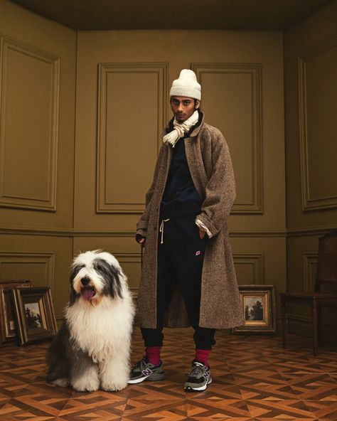 Teddy Santis and New Balance Bring Out the Big Dogs for Their First Collection Together | GQ Teddy Santis New Balance, Teddy Santis Style, New Balance Teddy Santis, 90s Black Men Fashion, Teddy Santis, New Balance Style, Field Coat, Aime Leon Dore, Winter Outfits Men