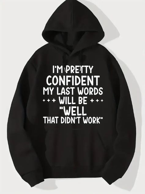 Men's Casual Interesting Letters Graphic Print Hoodies, Drawstring Comfortable Oversized Hooded Pullover Sweatshirt For Spring Summer Plus Size, Best Sellers - Temu Plus Size Hoodie, Geometric Pattern Blue, Men Plus Size, Plus Size Hoodies, Funny Hoodies, Mens Plus Size, Hooded Pullover, Pullover Sweatshirts, Primavera Estate