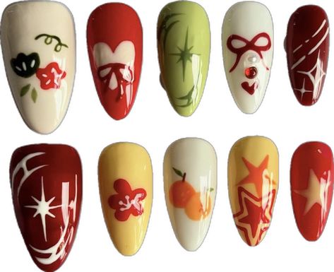 Clown Nails, 2025 Nails, Halo Nails, Maquillaje Aesthetic, Japanese Nail Design, Uñas Ideas, Nail Art Techniques, October Nails, Casual Nails