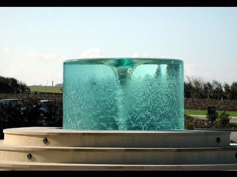 How to make a Water Vortex Fountain - YouTube Vortex Fountain, Sphere Water Feature, Sculpture Water, Vortex Water, Indoor Waterfall Fountain, Aquatic Decor, Beach Architecture, Sculpture Fountain, Water Sculpture