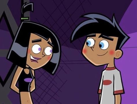 Danny And Sam, Danny Phantom Sam, Pierre Bourne, Lol Memes, Cartoon Profile Pictures, Danny Phantom, Cartoon Icons, Couple Cartoon, Cartoon Profile Pics