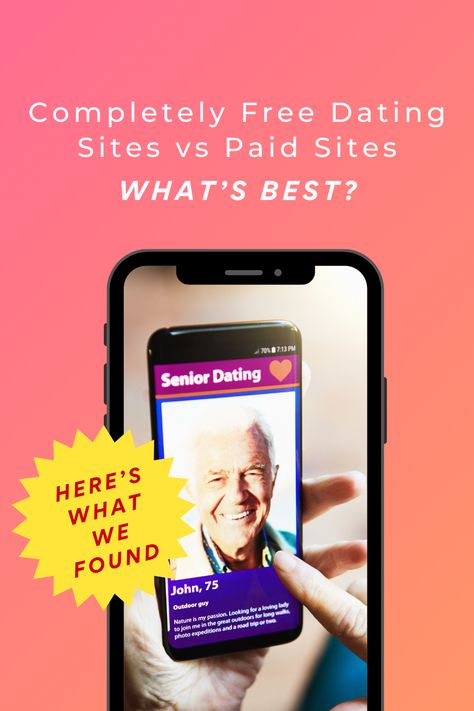 Are completely free dating sites worth the money? What about sites that offer both free and paid versions? If you’re dating again later in life and are new to dating apps and sites, these are good questions.

Here's what we found...

#onlinedating #datingapps #seniordating Free Local Dating, Good Questions, Senior Dating, Online Dating Profile, Finding Your Soulmate, Meet Singles, Dating Games, Finding True Love, Find Love