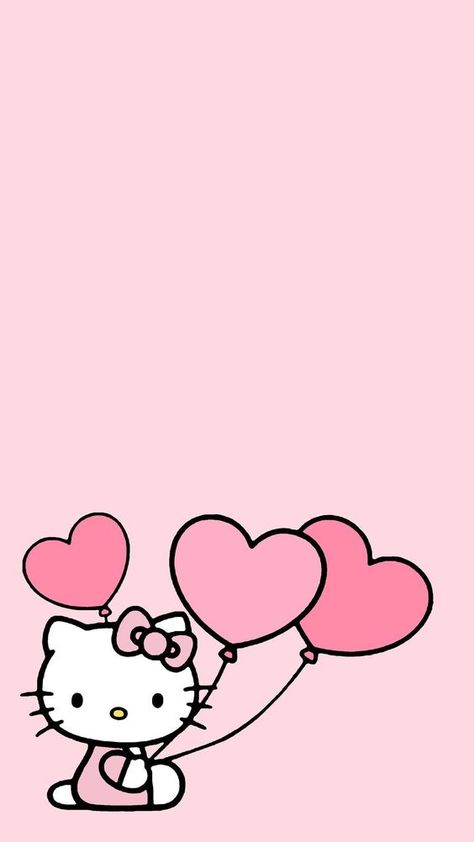 Hello Kitty Pictures Image, Pink Heart Wallpaper Iphone, Hello Kitty Pink Aesthetic, Pink Hello Kitty Wallpapers, Hello Kitty With Heart, Hello Kitty Hearts, Hello Kitty And Her Friends, Hello Kitty Wallpapers, Pink Hello Kitty Wallpaper Iphone