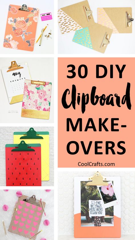 30 Ways to Personalize Clipboards DIY Style - CoolCrafts.com Clipboard Painting Ideas, Clipboard Crafts, Clipboard Art, Clipboard Ideas, Clipboard Decorating, Diy Clipboard, Street Style Vintage, Personalized Clipboards, Cricket Crafts