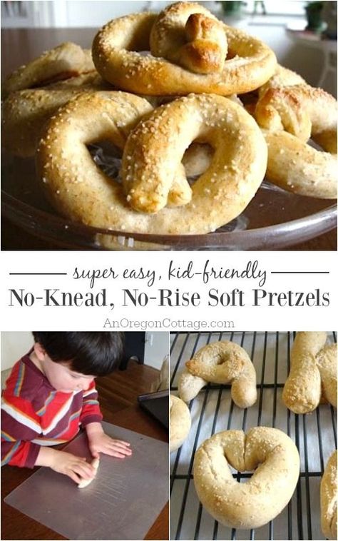 Oregon Recipes, Preschool Recipes, Soft Pretzels Recipe, Oregon Cottage, Fun Meals, Pretzel Recipe, Soft Pretzel Recipe, Kids Recipe, Food Recipes Easy