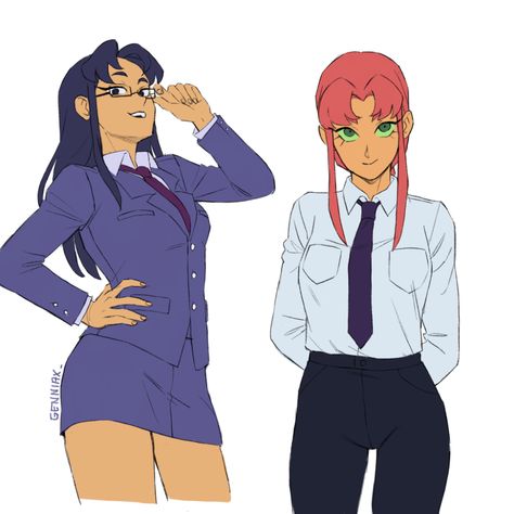 (1) Media posts by Glenn (@genniax_) / X Old Teen Titans, Starfire And Raven, Star Fire, Dc Comics Girls, Teen Titans Fanart, Dc Comics Heroes, Dc Cosplay, Gato Anime, Teen Titan