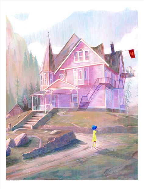 The Pink Palace, Coraline Art, Coraline Movie, Coraline Aesthetic, Coraline Jones, Pink Palace, Music Events, Pink House, Gathering Place