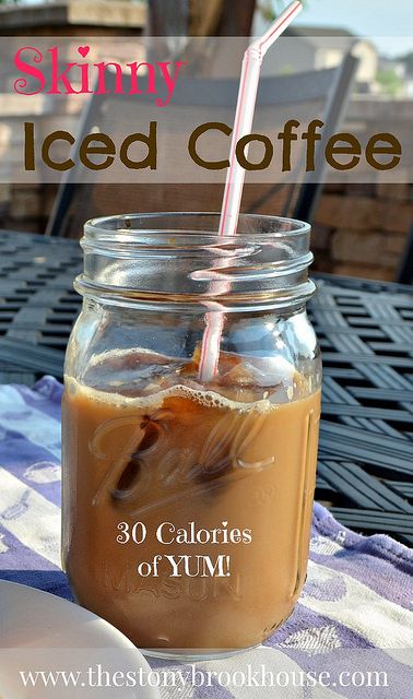 30 Calorie Skinny Iced Coffee #energy Healthy Iced Coffee, Coffee Protein Shake, Ninja Coffee, Iced Coffee Drinks, Coffee Hacks, Healthy Coffee, Coffee Drink Recipes, Ice Coffee Recipe, Make It Easy