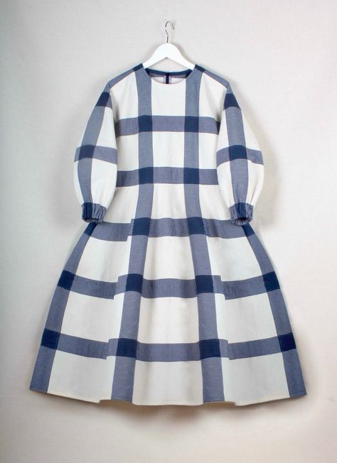 Gingham Dress Sewing Pattern, Sewing Paterns, Grid Dress, Dress Pdf Pattern, Ss 2024, Structured Dress, Brand Ideas, Sewing Crafts Tutorials, Sewing Instructions