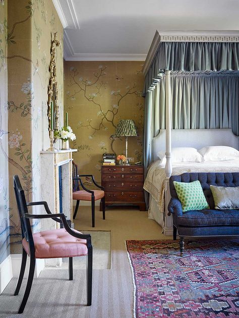 Conock Manor (25th September 2015) Ben Pentreath Interiors, Ben Pentreath, Classical House, English Interior, Edwardian House, Arts And Crafts House, Classic Interior Design, Dreamy Bedrooms, English Country House