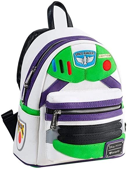 Loungefly Disney Backpack, Buzz Lightyear Backpack, Disney Backpack, Sequin Backpack, Toy Story Buzz Lightyear, Daypack Backpack, Toy Story Buzz, Faux Leather Backpack, Plush Backpack