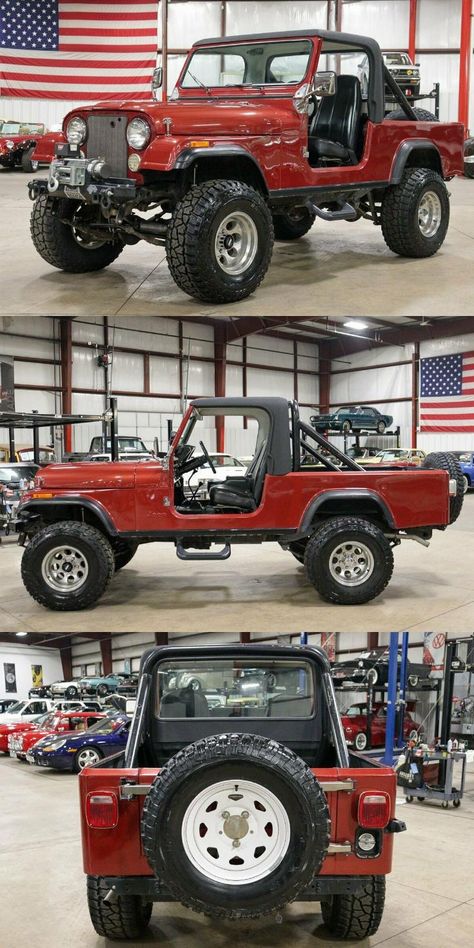 1982 Jeep Scrambler Jeep Scrambler, Red Jeep, Lifted Jeep, Dodge Power Wagon, Classic Pickup Trucks, Jeep Cj, Power Wagon, Willys Jeep, Dream Garage