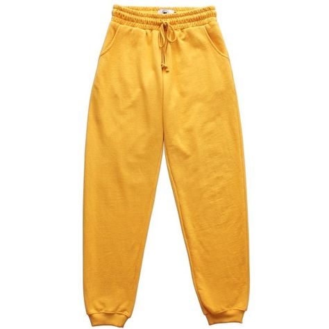 Sweat Pants Aesthetic, Sweat Shorts Outfit Women, Yellow Sweatpants, Melody Ehsani, Cute Sweats, Cute Sweatpants Outfit, Sweats Outfit, Cute Sweatpants, Sweatpants Outfit