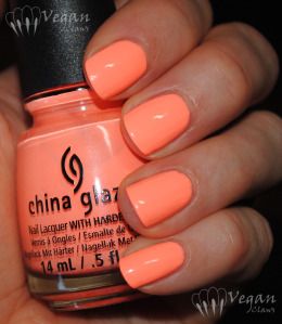 China Glaze Sun of a Peach  I just got this done today on my nails. love the color China Glaze Nail Polish Colors, Peach Nail Polish, Glaze Nail Polish, Nail Polish Colors Summer, Unghie Sfumate, Cute Nail Polish, Neon Nail Polish, Orange Nail Polish, China Glaze Nail Polish