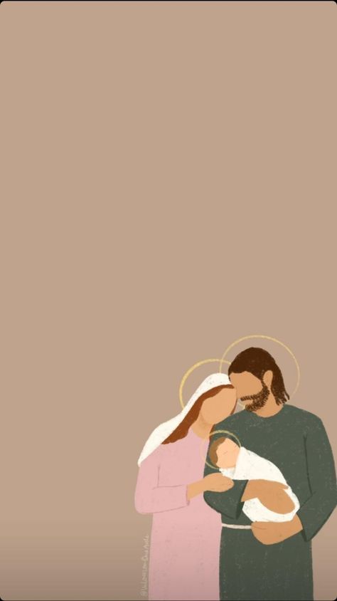 Catholic Wallpaper, Jesus And Mary, Jesus Christ Art, Jesus Wallpaper, Christmas Nativity Scene, Jesus Art, Catholic Art, Bible Encouragement, God Jesus