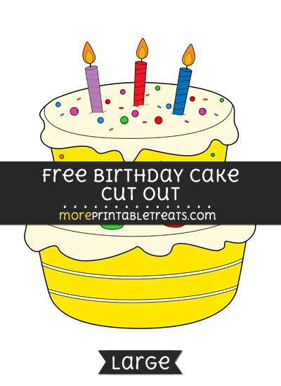 Birthday Cake Cut Out - Large Birthday Cake Template, Cake Paper Craft, Toddler Birthday Cakes, Staff Appreciation Gifts, Birthday Cake Pictures, Cake Templates, Silhouette Template, Papercraft Templates, Free Birthday