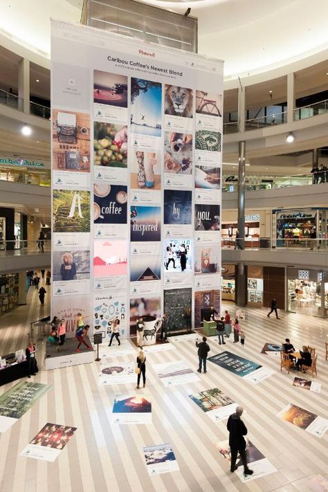 Caribou Coffee, Interactive Display, Experiential Marketing, Mall Of America, Interactive Installation, Exhibition Stand Design, Exhibition Display, Environmental Design, Environmental Graphics