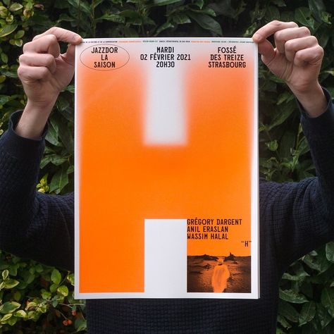 Design Everywhere on Instagram: “France-based graphic design studio @studiohelmo’s A3 silkscreen posters for Jazzdor Saison 2021. Jazzdor is a place for improvised music in…” Typographie Inspiration, 타이포그래피 포스터 디자인, Kunst Inspiration, Plakat Design, Publication Design, Poster Layout, Arte Inspo, Graphic Design Studios, Graphic Design Print