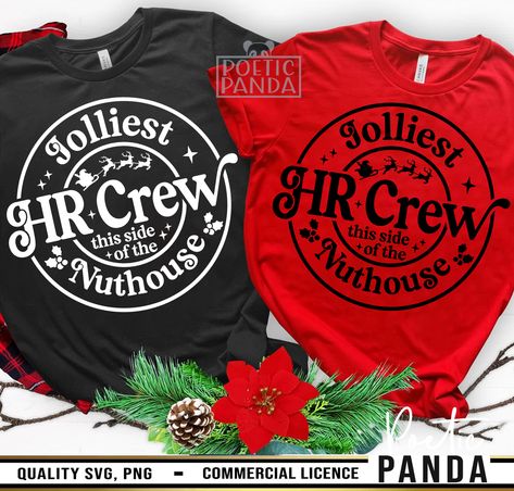 Jolliest HR Crew SVG PNG, Hr Squad Svg, Hr Christmas Shirts Svg, Jolliest Bunch Svg, Funny Christmas Svg, Hr Crew Xmas Matching Svg Jolliest Bunch, Christmas Shirt Svg, Teacher Christmas, Iron On Vinyl, Vinyl Fabric, Svg Christmas, Silhouette Studio Designer Edition, Shirt Svg, Making Memories