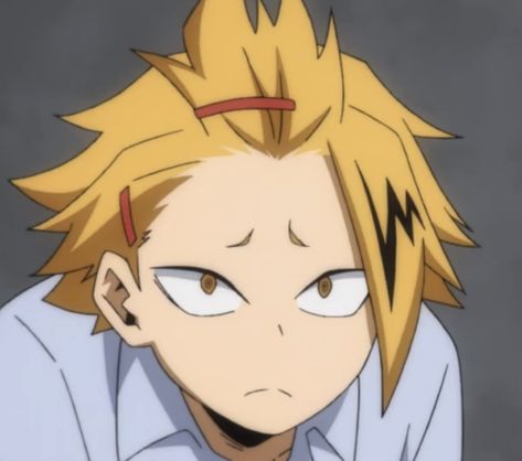 tags ; denki pfp , mha , denki kaminari , twink Kermit The Frog Gif, Hair Pinned Back, Badass Girl, Human Pikachu, Denki Kaminari, Stuff And Thangs, The Boy Is Mine, Anime Screenshots, My Hero Academia Episodes