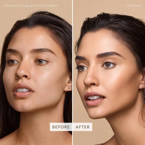 BECCA Cosmetics Ultimate Coverage 24 Hour Foundation Driftwood 3W2 | Beautylish Becca Highlighter, Full Coverage Makeup, Makeup Coverage, How To Match Foundation, Becca Cosmetics, Flawless Foundation, Full Coverage Foundation, Gorgeous Skin, Beauty Goals