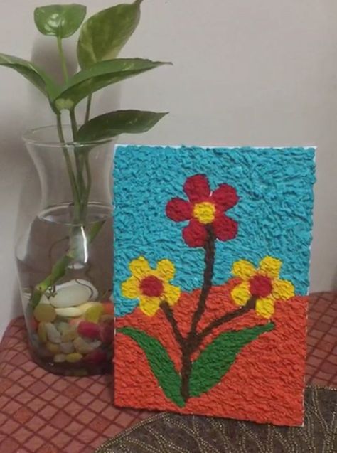 DIY with Tissue paper and canvas Crafting With Tissue Paper, Tissue Art Paintings, Tissue Paper Art On Canvas Diy Wall, Toilet Paper Painting, Tissue Art Ideas, Tissue Paper Painting Ideas, Texture Painting With Tissue Paper, Wet Tissue Paper Art, Tissue Paper Art On Canvas Paintings