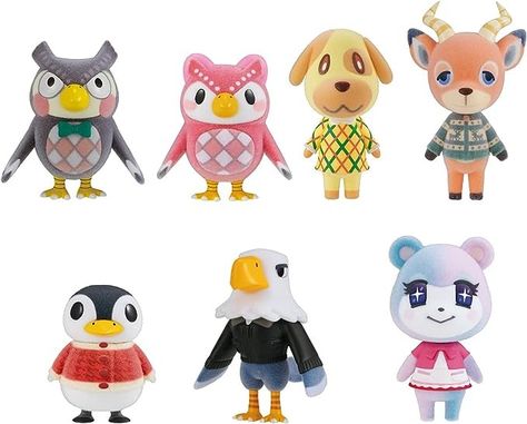 Animal Crossing Villagers, Miniature Figures, Free Amazon Products, Cute Characters, Toy Figures, Mini Figures, Flocking, Animal Crossing, Video Game