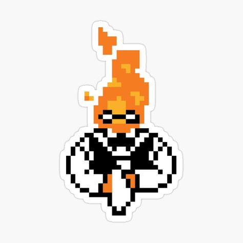 Grillby Undertale, Undertale Grillby, Black Artists, Top Artists, Sticker Design, Sell Your Art, Vinyl Sticker, Gift Card, Vinyl