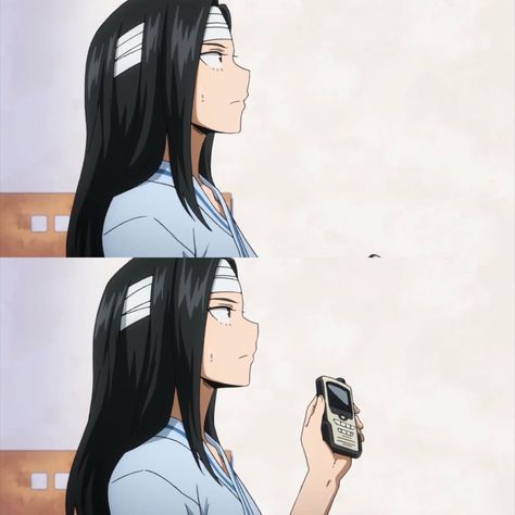 Yaoyorozu Momo || Boku no Hero Academia Mom Yaoyorozu, Momo Yaoyorozu Manga, Momo Boku No Hero, Boku No Academia, Manga Hair, Funny Scenes, Buko No Hero Academia, Hair Down, Hero Academia Characters