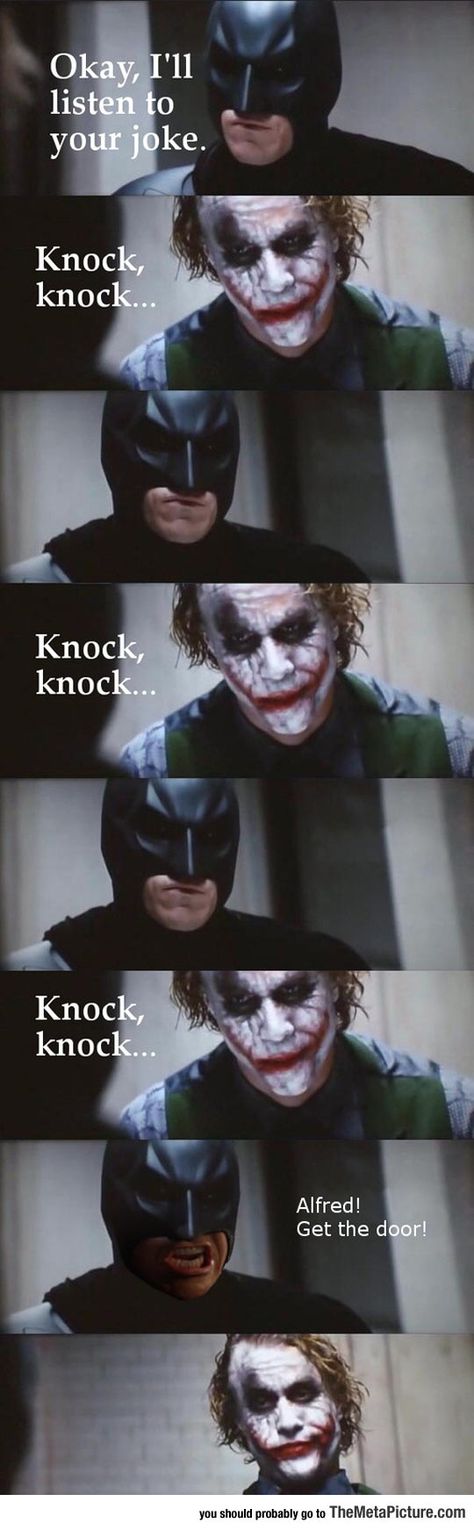 Joker’s Joke Jokes Knock Knock, Batman Jokes, Batman Meme, Emily Miller, Batman Who Laughs, Poop Jokes, Jokes To Tell, Potty Humor, Der Joker