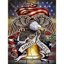 American Flag Diy, Eagle And Flag, Images D'art, Diamond Drawing, Rhinestone Art, Mosaic Diy, 5d Diamond Painting, Armed Forces, Mosaic Crafts