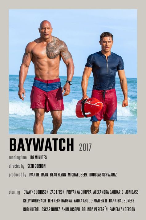 Baywatch Movie Poster Shein Decor, Baywatch Poster, Oscar Nunez, Baywatch Movie, Hannibal Buress, Baywatch 2017, Kelly Rohrbach, Abdul Mateen, Movie Date