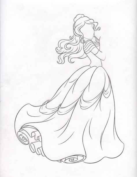 Quinceanera Drawings, Disney Characters Outline, Pencil Line Art, Disney Princess Sketches, Princess Sketches, Craft Drawing, Anime Hairstyles, Disney Princess Cartoons, Disney Drawings Sketches