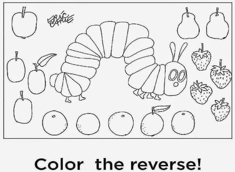 25+ Awesome Picture of Hungry Caterpillar Coloring Pages - entitlementtrap.com Caterpillar Coloring Page, Hungry Caterpillar Butterfly, Hungry Caterpillar Food, Hungry Caterpillar Classroom, Brown Bear Book, Eric Carle Activities, Caterpillar Activities, Grouchy Ladybug, Caterpillar Butterfly