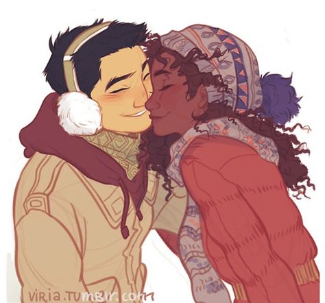 Viria's done it again with this cute Frazel fan art<3 Frazel Fanart, Hazel And Frank, Pjo Series, Zio Rick, Percy Jackson Ships, Hazel Levesque, Frank Zhang, Mixed Couples, Dibujos Percy Jackson