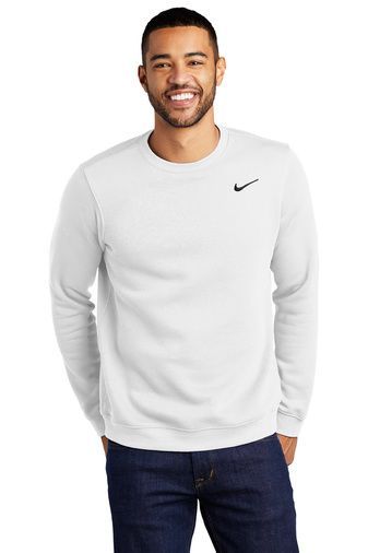 $40.00, Many colors available Nike Club Fleece, Custom Nikes, Work Wear Women, Nike Fashion, Heather Black, Zip Sweatshirt, White Sweatshirt, Crew Neck Tee, Nike Sportswear