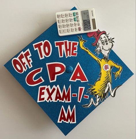 Accounting Graduation Cap, Accounting Student Aesthetic, Accounting Student, Grad Caps, Fresno State, Graduation Caps, Grad Cap, Anime Wall Art, Graduation Cap