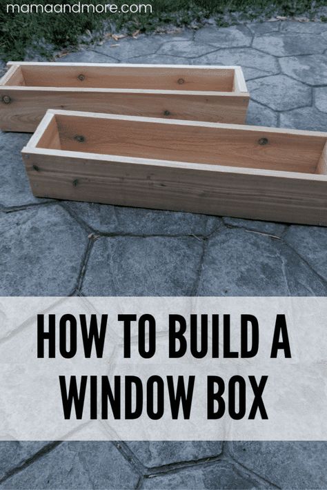 Diy Window Box Planter, Build A Window, Wooden Window Boxes, Cedar Window Boxes, Wooden Flower Boxes, Box Window, Window Box Flowers, Window Planters, Diy Planter Box