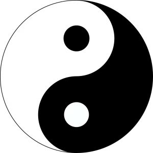 Yin e yang são interdependentes: cada uma dessas forças precisa que a outra exista. Ying Yang Symbol, Printable Tattoos, Jin Jang, Yin Yang Art, Yin Yang Tattoos, Awesome Tattoos, Cave Paintings, Sister Tattoos, Free Clipart