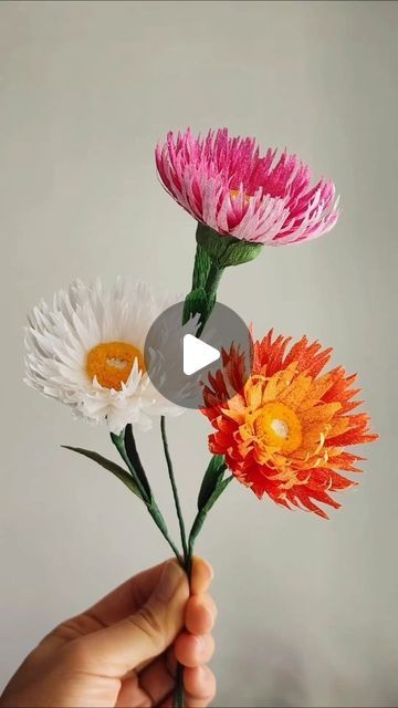 Julie Lee, Crepe Paper Flowers, Crepe Paper, Handmade Flowers, Botanical Art, Paper Design, Instagram A, Paper Flowers, Flower Art