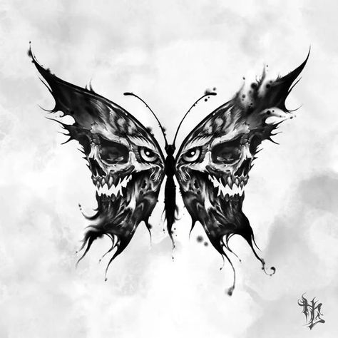 Throat Chest Tattoos Women, Wings Tattoo Back Woman, Medium Neck Tattoos, Jawbone Tattoo, Insect Tattoo Design, Most Unique Tattoos, Dnd Tattoo, Gatto Del Cheshire, Skull Butterfly Tattoo