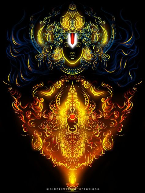 ArtStation - Lakshmi narayan digital art Ma Saraswati, Vishnu Avataras, Aghori Shiva, Lakshmi Narayan, Sita Ram, God Artwork, Lord Wallpapers, Warriors Wallpaper, Sanatan Dharma