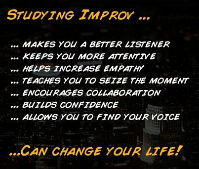 Improv Quotes, Improv Tips, Improv Acting, Middle School Drama, Acting Quotes, Teaching Theatre, Drama Education, Theatre Education, Teaching Drama