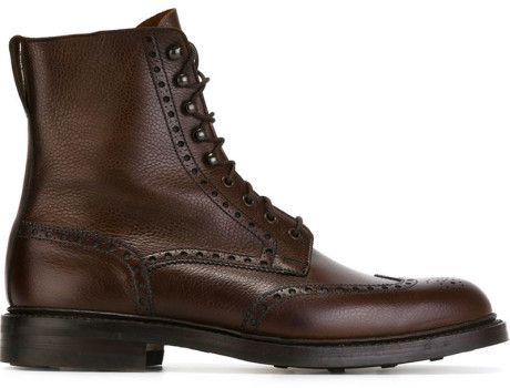 Crockett And Jones | Brown Brogue Detail Boots for Men | Lyst Mens Brogue Boots, Brown Brogues, Crockett And Jones, Brogue Boots, Leather Brogues, Boots For Men, Formal Shoes For Men, Boots Brown, Brown Leather Boots