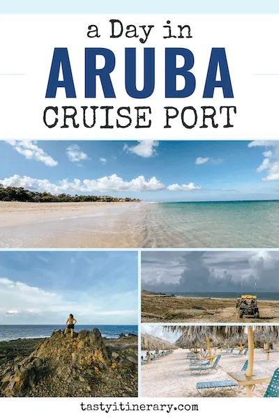 Spending a day in Aruba cruise port? Aruba is a popular cruise vacation destination in the Southern Caribbean. There are many things to do on vacation in Aruba, see how to narrow it down for cruise day. Aruba is a Caribbean Island not to miss. | tastyitinerary.com Aruba Cruise Port, Aruba Cruise, Abc Islands, Caribbean Islands Vacation, Aruba Island, Cruise Itinerary, Southern Caribbean Cruise, Best Snorkeling, Packing For A Cruise