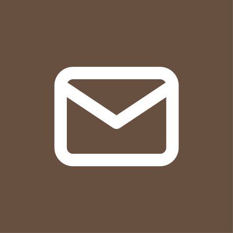 Brown Email Icon, Brown Homescreen, App Icon Brown, Dark Academia App Icons, Homescreen Themes, Instagram Application, Brown Icons, Ipad Organizer, App Logos