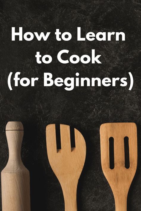 Learn how to cook -- for beginners! Do you want to improve your cooking skills? This post shows you how to learn to cook at home, so if you're wanting to learn the basics of cooking (for beginners) or if you need pointers for how to learn to cook at home, check it out!! #learntocook #cookingskills #howtolearntocook Cooking Skills To Master, Cooking Ideas For Beginners, Cooking Basics Learning, Basics Of Cooking, Cooking How To, How To Cook Basics, How To Learn Cooking, Learn How To Cook For Beginners, Cooking As A Hobby