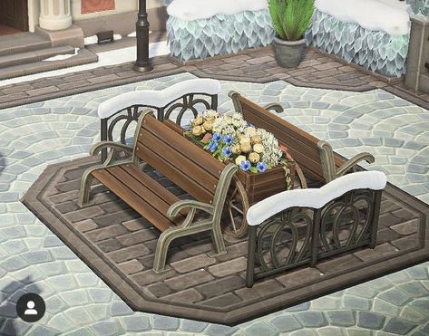 Entrance Inspiration, Cottagecore Animal Crossing, Animal Crossing Island Inspo, Ac New Leaf, Animal Crossing Guide, Outdoor Sitting Area, Acnh Island Ideas, Animal Crossing Island Ideas, Animal Crossing Wild World